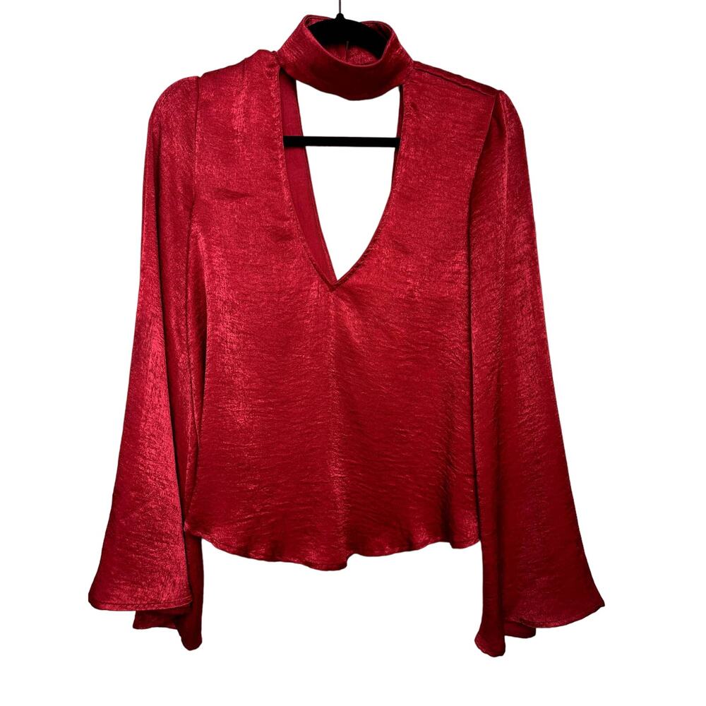 Show Me Your Mumu Small Red‎ Blouse